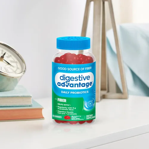 Vista 16 de Digestive Advantage Gomitas de Fibra Prebiótica + Probióticos para la Salud Intestinal, 5g de Fibra Prebiótica Más 1 Mil Millones de UFC