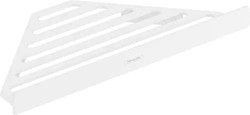 Vista 6 de hansgrohe AddStoris 41741340 - Cesta de esquina en cromo negro cepillado, accesorios de 1 pulgada