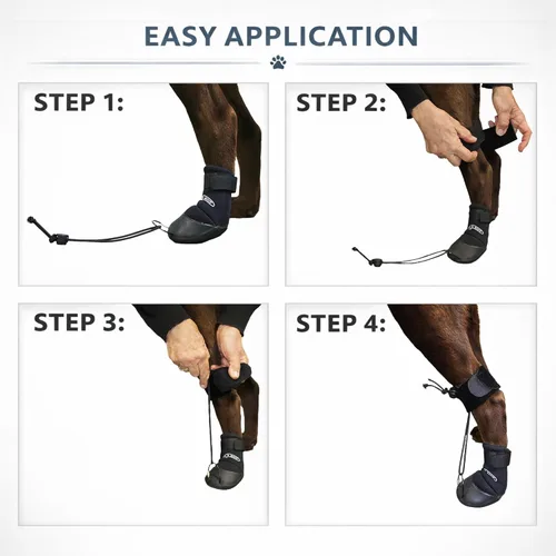 Vista 8 de WALKABOUT™ Toe'sUP - Soporte para botas sin nudillos para perros que arrastran las patas, zapatos correctivos para levantar los dedos de los pies