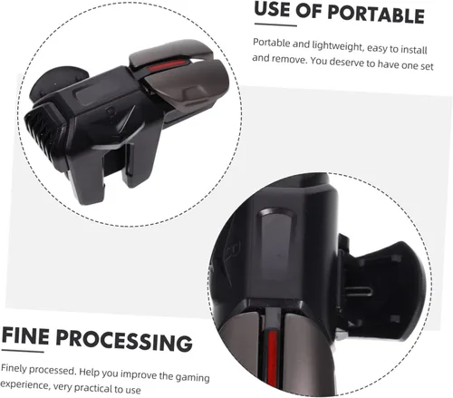 Vista 9 de 1pair Game Controller Trigger Compact Sturdy Mobile Game Triggers Compatibility for Enhanced Gaming Experience Lightweight Easy to Install for All