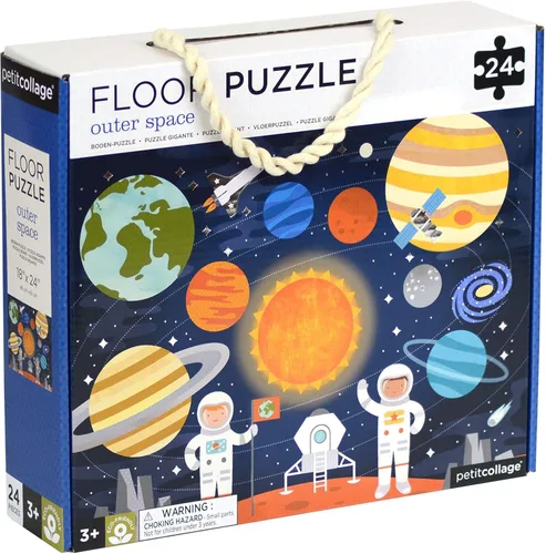 Vista 10 de Petit Collage Rompecabezas de suelo de 24 piezas Rompecabezas grande para niños Rompecabezas completo de 18 x 24 pulgadas Gran regalo