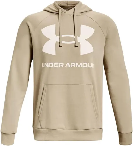 Vista 3 de Under Armour Rival - Sudadera con capucha para hombre, con logotipo grande Rival Fleece
