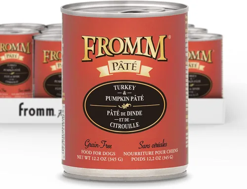 Vista 15 de Fromm Comida para perros con paté de carne de res y cebada - Comida húmeda prémium para perros - Receta de carne de res - Caja de 12 latas