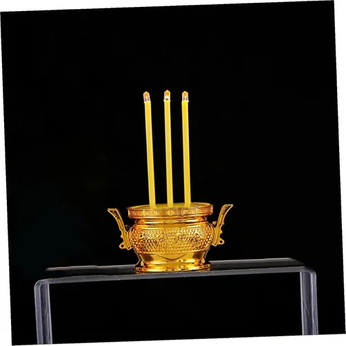 Vista 5 de NUOBESTY Led Buddha Censer - Soporte eléctrico para incienso para decoración del hogar