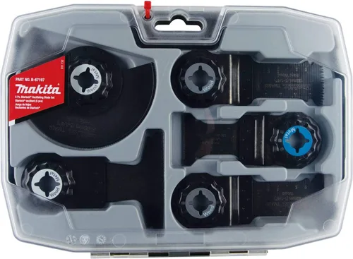 Vista 6 de Makita XMT04ZB 18V LXT Litio-Ion Sub-Compact Brushless Cordless StarlockMax Multiherramienta, Solo Herramienta y B-67197 5 Pc. Starlock Juego