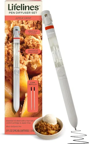 Vista 16 de Lápiz Difusor Lifelines, Spice Rush - Lápiz Esferográfico Negro de 1mm con Mezclas de Aceites Esenciales Perfumados – Difusor de Aromaterapia e