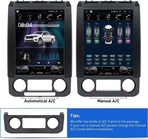 Vista 7 de Radio estéreo Android 12 para Ford F150 (2015-2020) Pantalla IPS de 12.1 pulgadas 8 núcleos 4 GB+64 GB Carplay inalámbrico incorporado/Android