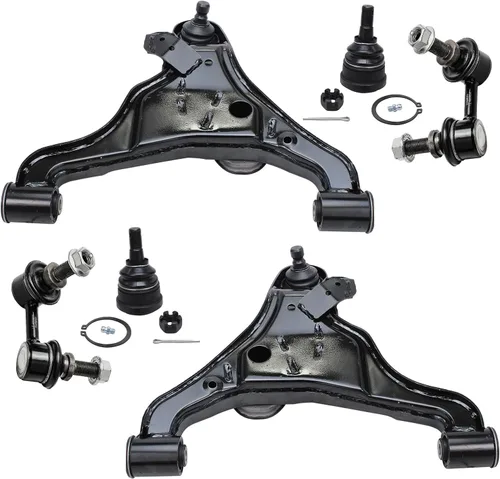 Vista 283 de Detroit Axle - Kit de extremo delantero RWD para Chrysler 300 Dodge Charge Challenger 2011-2019, 2 brazos de control inferiores traseros 2 rótulas