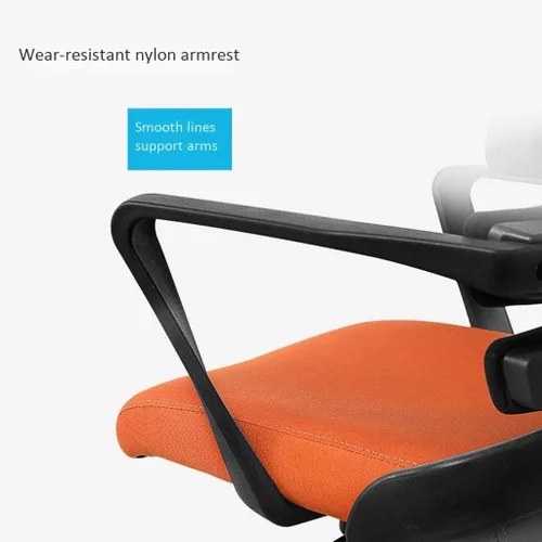 Vista 4 de Reclining Office Desk Chair Adjustable High Back Ergonomic Computer Mesh Recliner Home Office Chairs with Footrest and Lumbar Support(A)