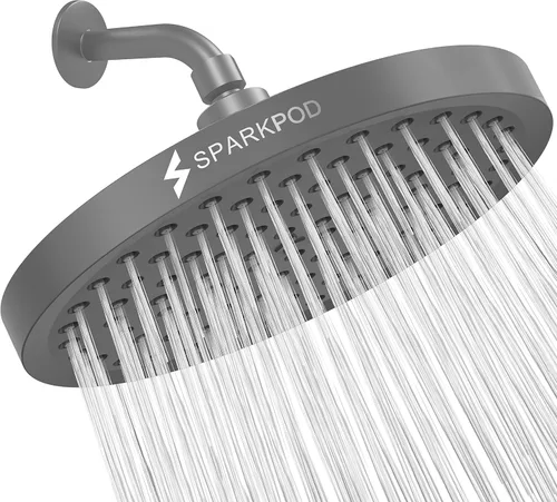 Vista 13 de SparkPod Cabezal de ducha – Lluvia de alta presión – Diseño de lujo de alta calidad – Reemplazo ajustable fácil de limpiar para tus cabezales