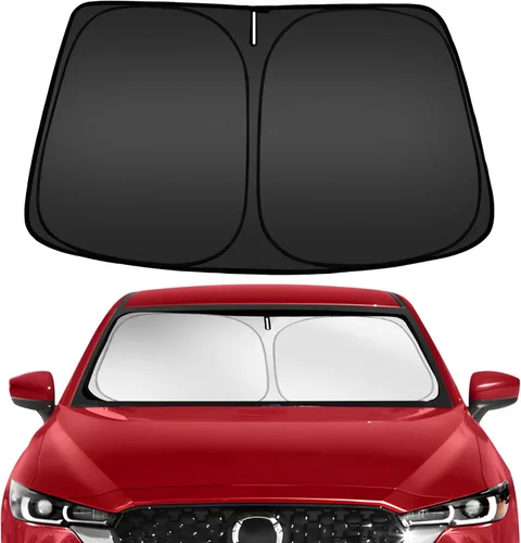 Vista 97 de ARISMOTOR Parasol para parabrisas para BMW X3 2018-2025, ajuste personalizado plegable, protector de parasol y visera solar para ventana delantera