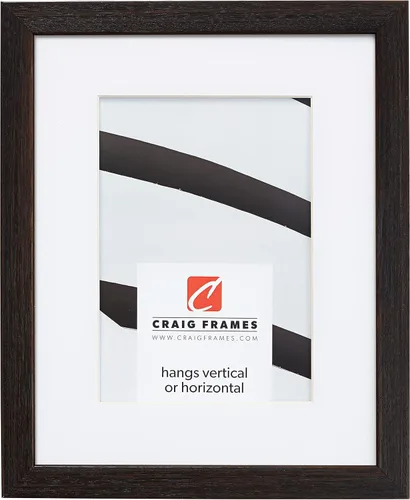 Craig Frames Farmhouse Essentials - Portarretratos de altura de 5 x 7 pulgadas para mostrar una foto de 4 x 6 pulgadas, color negro