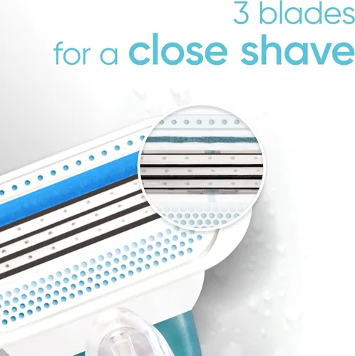Vista 4 de Gillette Venus Original Recambios de cuchilla de afeitar para mujer, 8unidades