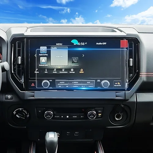 Vista 11 de Protector de pantalla para Nissan Frontier (S/SV/Pro-X/Pro-4X) 2022 ~ 2024 de vidrio templado brillante, 1 accesorios de vidrio de dureza 9H, no más
