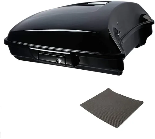 Vista 28 de Maletero de motocicleta Razor de 5.5 pulgadas con pestillo y llave compatible con Harley 2014-2025 Touring CVO Road King Street Glide Electra Glide