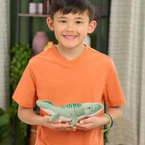 Vista 2 de JURASSIC WORLD - Mosasaurio de peluche pequeño, juguetes para niños a partir de 3 años Just Play