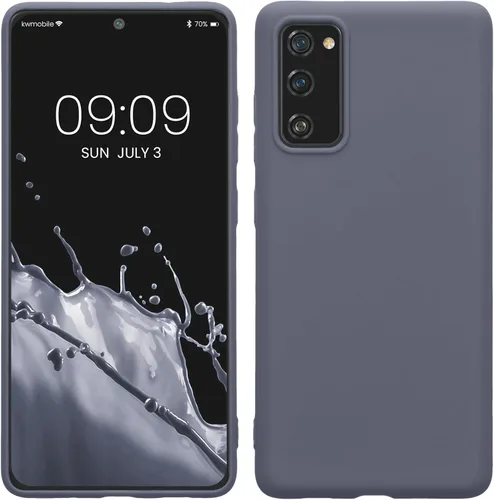 Vista 23 de kwmobile Funda compatible con Samsung Galaxy S20 FE - Funda protectora de silicona TPU suave y delgada - Azul Báltico