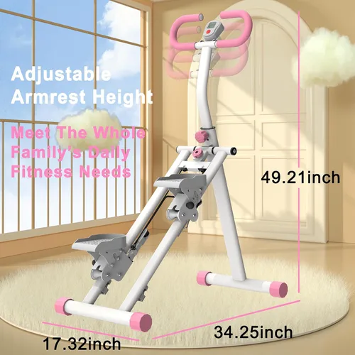 Vista 8 de Stair Stepper for Home-Upgrade Vertical Climber Workout Machine for Full-Body Exercise Climber Fitness Equipment with Stable Frame Adjustable