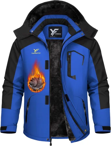 Chaqueta de invierno para hombre, abrigo de trabajo, cortavientos impermeable, softshell pesado, térmica aislante, resistente al calor, para esquí,