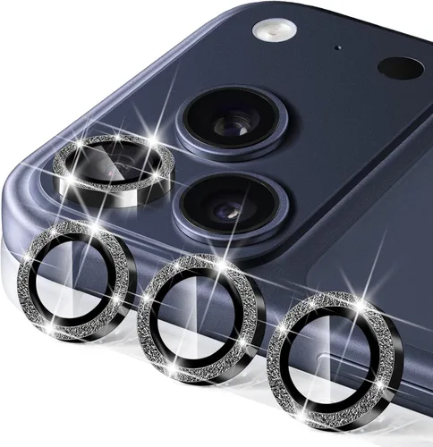 Vista 68 de Compatible con iPhone 13 Pro para iPhone 13 Pro Max, protector de lente de cámara antiarañazos, vidrio templado 9H, protector de cámara de metal a