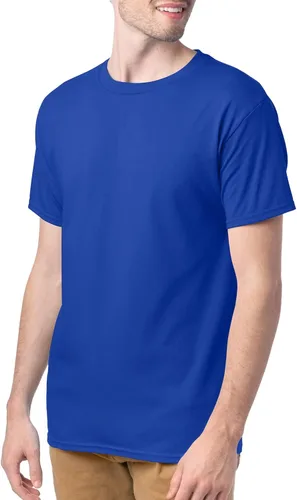 Vista 6 de Hanes ComfortSoft - Camiseta de manga corta para hombre (paquete de 4)