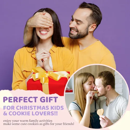 Vista 6 de Kit de decoración de galletas de 118 piezas con estuche de almacenamiento, bolsas de tuberías de azúcar real y puntas para glaseado, herramientas