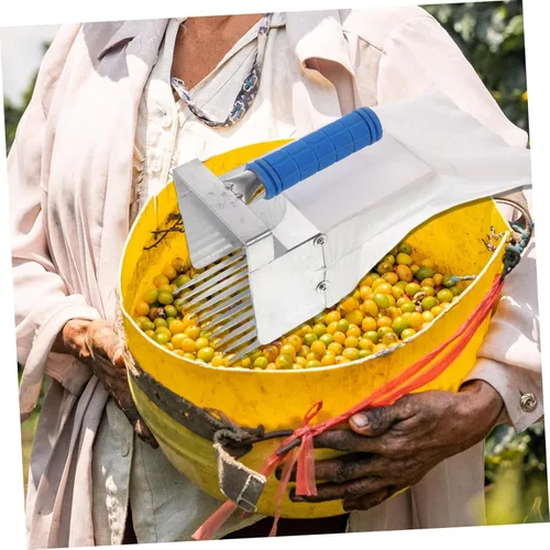 Vista 5 de Ipetboom Blueberry Tools Dibbler Berries Tool Rastrillo de hojas Frutas Recogedor de bayas y Rastrillo Suministros Recogedor de Fresas Mango Poste
