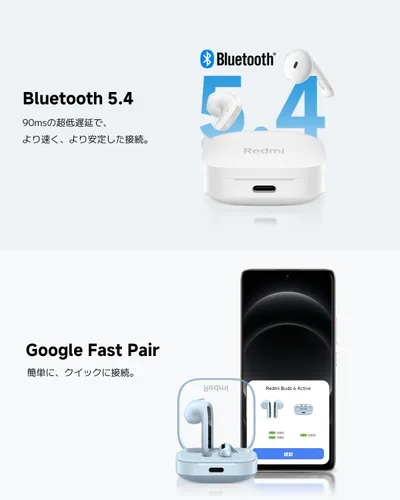 Vista 7 de XIAOMI Redmi Buds 6 Auriculares inalámbricos activos (versión global), auriculares intraurales Bluetooth 5.4, batería de larga duración de 30 horas