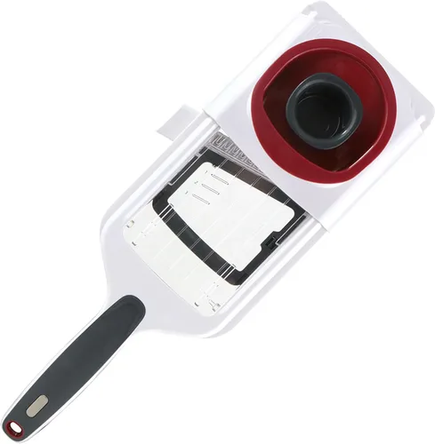 Zyliss Easy Control - Cortador de verduras y picador de verduras, cortador de frutas, cortador de mano con dos cuchillas de acero inoxidable, apto