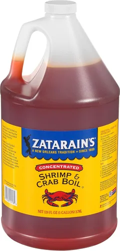 Vista 5 de CreoleFeast - Paquete de caldera de mariscos de cangrejo y cangrejo concentrado de Zatarain (1 galón)