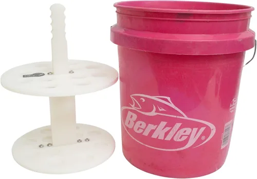 Vista 3 de 12 Rod Holder 5 galones Bucket Separator Deep Dropping/Trolling Weight Storage Rack