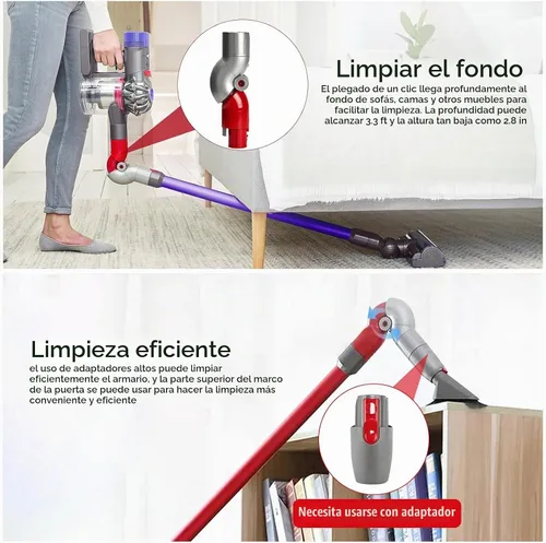 Vista 4 de Adaptador de liberación rápida de bajo alcance 970790-01 para aspiradora