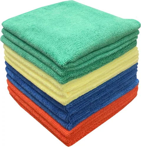 Vista 2 de CleanAide Toallas de microfibra ultra absorbentes de 300 GSM para detalles automáticos, limpieza del hogar y comercial, sin rayas, sin pelusas