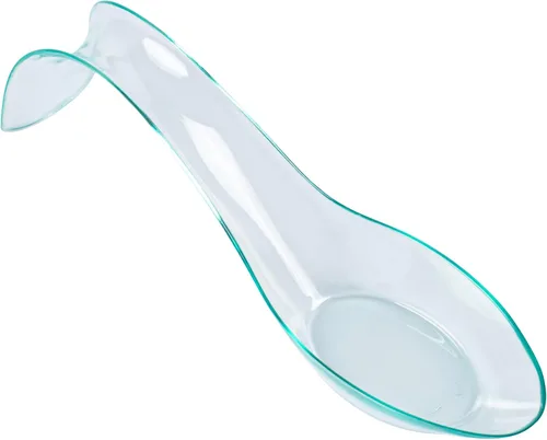 Vista 15 de Restaurantware -Cucharas de lágrima de 5 pulgadas, 100 cucharas de estilete - Cuenca desechable, con sangría, cucharas de degustación de plástico