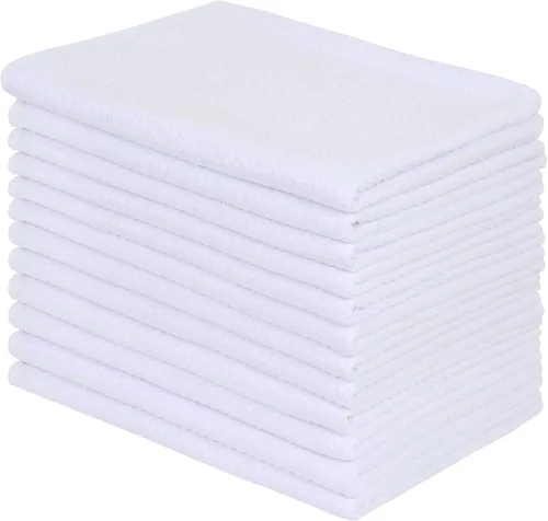 VIVOTE Toallas de cocina de microfibra con tejido de gofre, súper absorbentes, suaves, de secado rápido, paños de limpieza reutilizables, toallas de