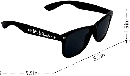 Vista 2 de LADY&HOME Recuerdos de despedida de soltera suministros para despedida de soltera, 10 gafas de sol para boda