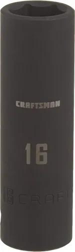 Vista 2 de CRAFTSMAN Dado de impacto profundo, métrico, accionamiento de 1/2 pulgada, 12 mm (CMMT16073)