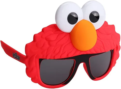 Sun-Staches Sesame Street Elmo Junior - Lentes de sol para fiesta de disfraz de fiesta UV400, color rojo, talla única para la mayoría de los niños
