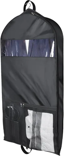 Vista 23 de Univivi Bolsa para Trajes Bolsa de Ropa para Colgar Ropa, 40" Ligera con Cremallera Completa Lavable Funda para Trajes con Ventana Grande Visible