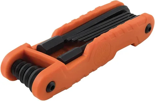 Vista 7 de Klein Tools - 70550 Juego de llaves hexagonales, 11 tamaños SAE, herramienta de llaves hexagonales, plegable, muy resistente con llaves hexagonales