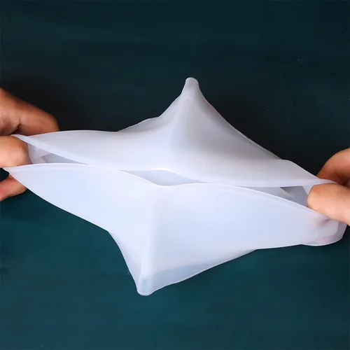 Vista 5 de Molde de silicona cuadrado de resina para macetas, moldes de hormigón de arcilla para jarrón, molde de fundición de resina para macetas de bricolaje