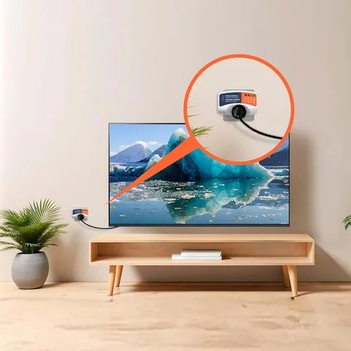 Vista 9 de BXST Protector contra sobretensiones para refrigerador 15A 1800W 140J de salida única Protector de sobretensiones enchufe para electrodomésticos