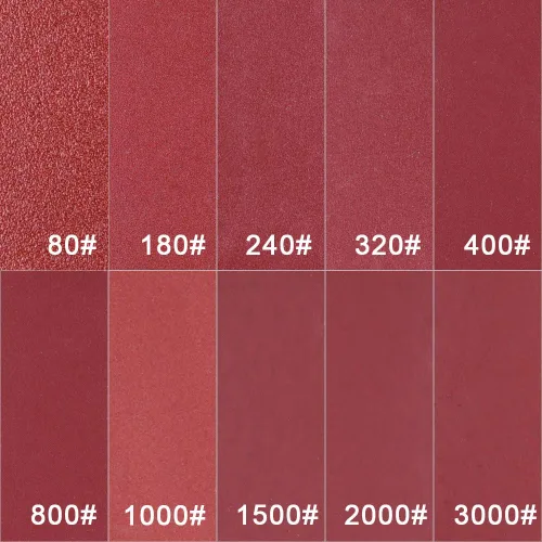 Vista 3 de AUSTOR 100 Pieces Mouse Detail Sander Sandpaper Palm Sanding Sheets Hook and Loop Assorted 80/180/ 240/320/ 400/800/ 1000/1500/ 2000/3000 Grits