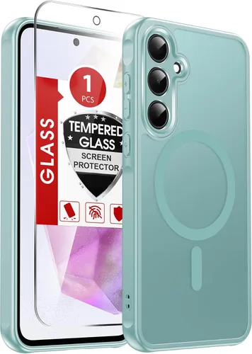 Vista 242 de LeYi Funda para teléfono Samsung-S23: protector de pantalla e imán MagSafe Púrpura