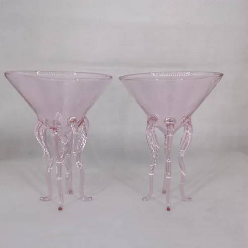 Vista 8 de GAOGAO Vaso de Martini de Pulpo Herramientas de Vaso de Bar de Cóctel Creativo (2 Transparentes)