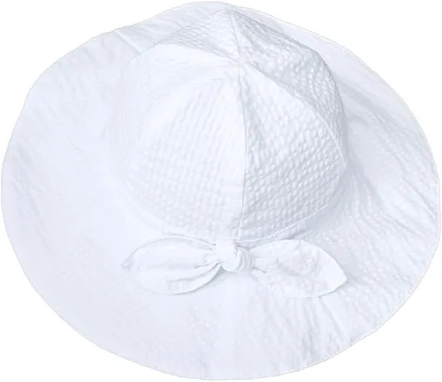 Vista 3 de Toddler Kids Baby Girl Sun Hat Floppy Cotton Summer Hat 50+ SPF Protective