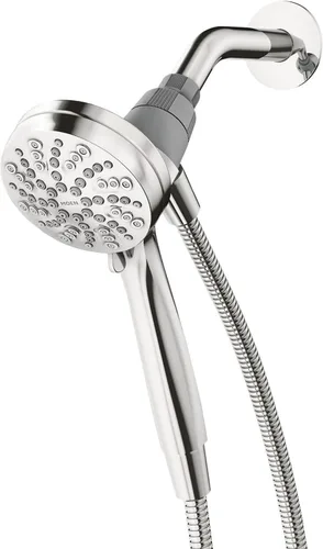 Vista 19 de Moen Engage Magnetix Níquel cepillado resistente a manchas de 3.5 pulgadas, cabezal de ducha de mano desmontable de seis funciones con sistema
