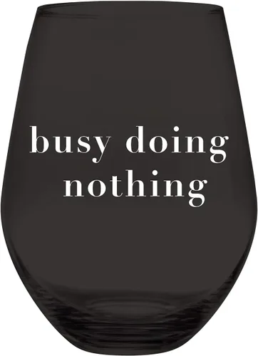 Vista 31 de Creative Brands - Copa de vino sin tallo, 10 onzas, Cheers To You