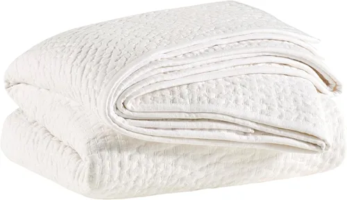 Vista 12 de Pine Cone Hill Colcha Atlántica, tamaño King, patrón de rayas blancas/azules