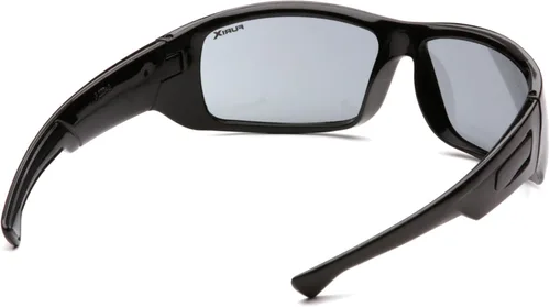 Vista 4 de Pyramex Furix Safety Glasses Black Frame Clear Anti-Fog Lens